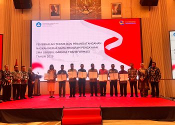 Wagub Hadiri Peluncuran Program SMA Unggul Garuda Transformasi 2025