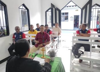 Kunjungan Pastoralia GPM Bethsan, Siapkan Warga Binaan Lapas Wahai Ikut Perjamuan Kudus