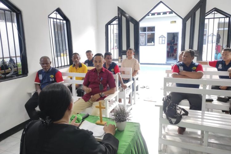 Kunjungan Pastoralia GPM Bethsan, Siapkan Warga Binaan Lapas Wahai Ikut Perjamuan Kudus