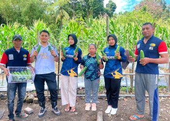 Dari Hasil Pinjam Pakai Lahan, Warga Binaan Lapas Wahai Panen Mentimun