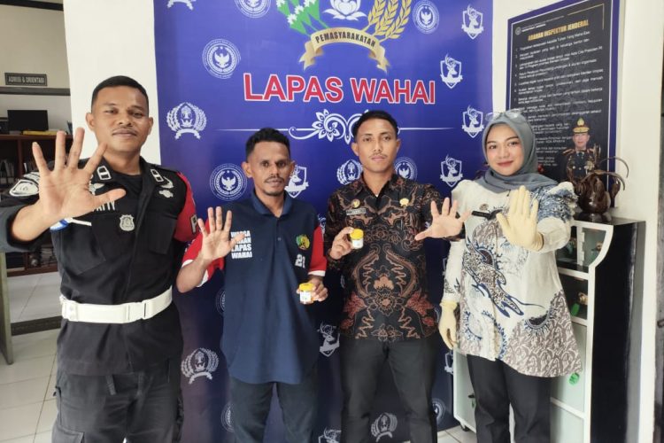 Lapas Wahai Tegakkan Komitmen Antinarkoba Lewat Program ‘Warna Benar