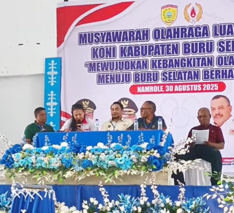Musorkablub Lahirkan 3 Formatur Terpilih dan Aklamasi La Hamidi Jadi Ketua KONI Bursel Periode 2025-2029