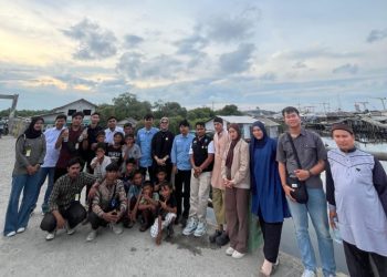 Dewan Energi Mahasiswa bersama Serikat Pekerja Pertamina memantau kondisi Masyarakat di Bagan Belawan Terkait Isu Lingkungan