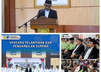 Bupati Ikram Umasugi Lantik Sembilan Pejabat Kepala Desa, ini Pesannya