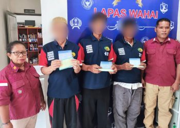 Warga Binaan Sejahtera, Lapas Wahai Bagikan Premi Pembinaan