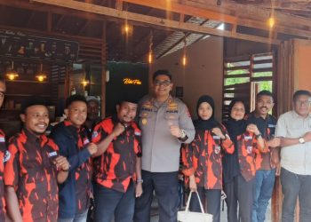 Pemuda Pancasila Gelar Silaturahmi Dengan Kapolres Bursel A.K.B.P Andi P. Lorena