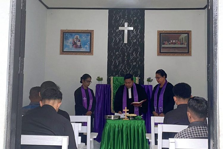 Tingkatkan Keimanan, Warga Binaan Lapas Wahai Ibadah Sakramen Perjamuan Kudus