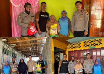 Kapolsek  Namlea  GelarJumat  Berkah, Salurkan  Bantuan Kepada Warga yang Membutuhkan