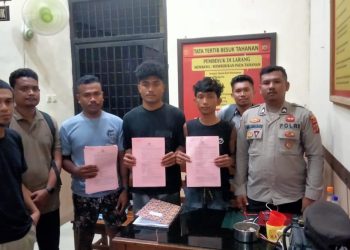 Tiga Pemuda Diamankan Polres Buru Terkait Kasus Pencurian Dengan Pemberatan