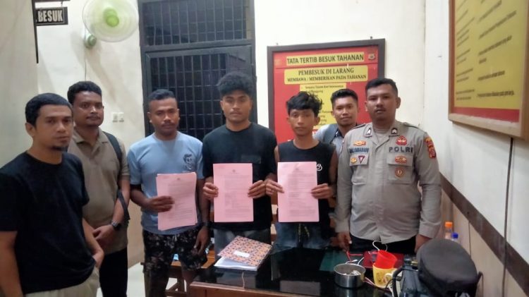 Tiga Pemuda Diamankan Polres Buru Terkait Kasus Pencurian Dengan Pemberatan