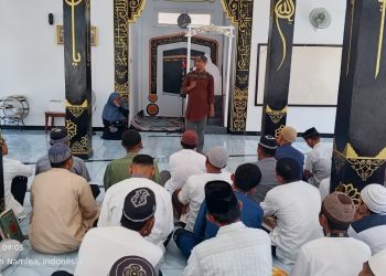 Momentum Jumat Religi, Warga Binaan Lapas Namlea Diajak Introspeksi Diri