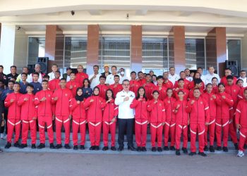 Gubernur Lepas Kontingen Popnas XVII dan Perparpenas XI Provinsi Maluku ke Jakarta