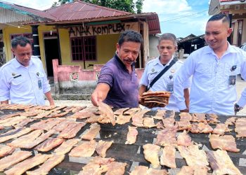 Lapas Wahai Tiru Pengusaha Ikan Asin Lokal untuk Kembangkan UMKM Warga Binaan