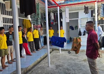 Tertibkan Barang Ilegal, Lapas Namlea Sidak Blok Napi