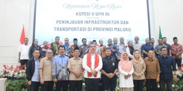 PEMPROV MALUKU PERKUAT KOLABORASI DENGAN PEMERINTAH PUSAT MELALUI KUNJUNGAN KERJA KOMISI V DPR-RI