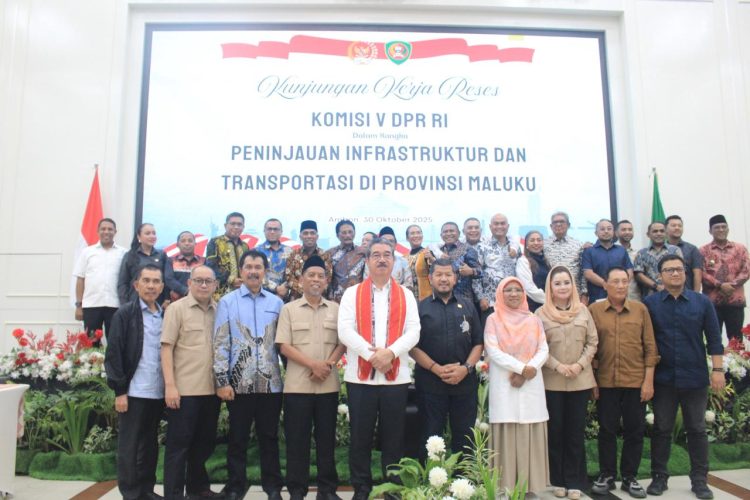 PEMPROV MALUKU PERKUAT KOLABORASI DENGAN PEMERINTAH PUSAT MELALUI KUNJUNGAN KERJA KOMISI V DPR-RI