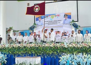 1.500 Anggota BRNR Hadiri Pelantikan DPC dan PAC BRNR Bursel, Ini Pesan Bupati La Hamidi