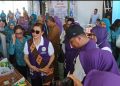 Ketua TP PKK Maluku Maya Baby Lewerissa Kunker ke Bursel Temu Kader Posyandu dan Sosialiasi Program Stunting