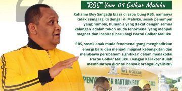 Selangkah Lagi R. Boy Sangadji Menakhodai Golkar Maluku
