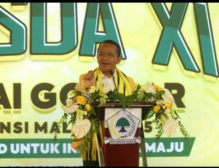 Bahlil Lahadalia Hadiri Pembukaan MUSDA XI DPD Golkar Maluku, Ajak Kader Bangkit dan Solid untuk Daerah