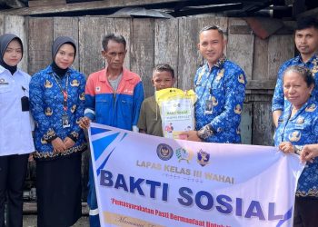 Peringati Hari Anak Yatim Sedunia dan Wujud ‘Imipas Peduli’, Lapas Wahai Salurkan Bantuan Sosial
