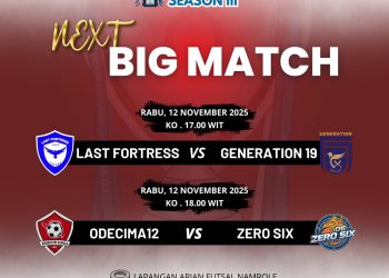 Tim Zero SIX/Angkatan 06 Optimis Raih Juara liga Futsal angkatan Season III 2026