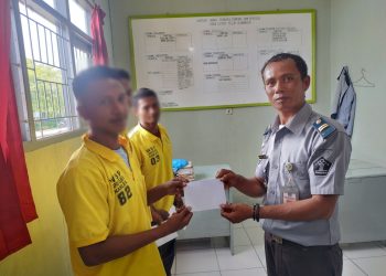 Warga Binaan Sejahtera, Lapas Namlea Bagikan Premi Hasil Pertanian