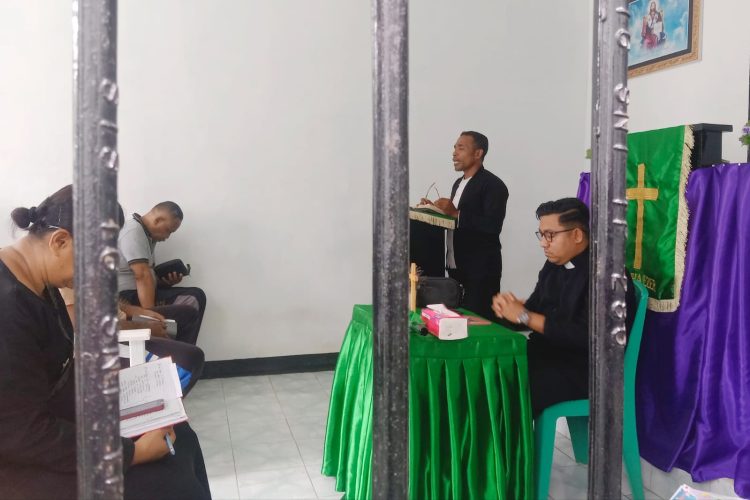 Lapas Wahai Sambut Kunjungan Pastoral GPM Jemaat Bethsan, Bina Rohani dan Bawa Harapan di Balik Jeruji