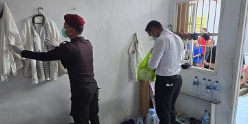 Razia Pagi, Petugas Lapas Namlea Amankan Barang Terlarang