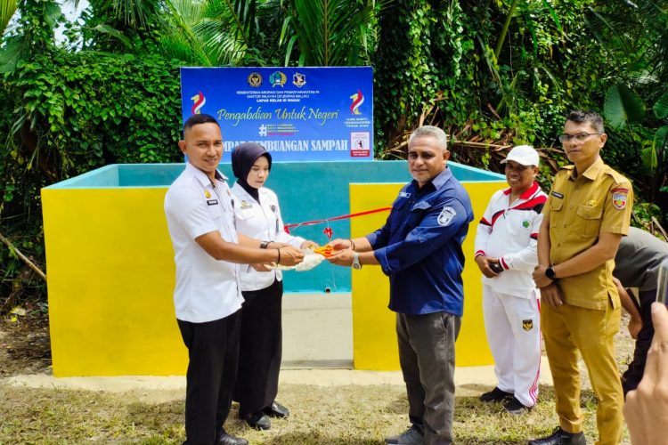 Pengabdian Bagi Negeri, Lapas Wahai Bangun TPS Terpadu Untuk Masyarakat