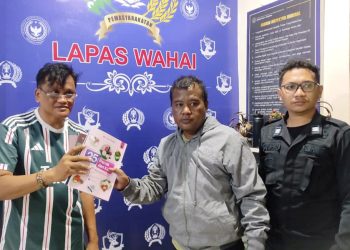 Tingkatkan Minat Baca Warga Binaan, Lapas Wahai Terapkan Sistem Klasifikasi DDC untuk 100 Buku Bantuan