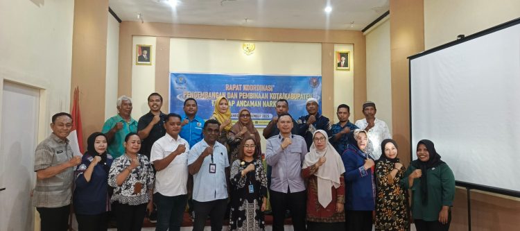 BNN Provinsi Maluku Bersama BNNK Bursel Gelar Rakor Pengembangan dan Pembinaan Tanggap Ancaman Narkoba