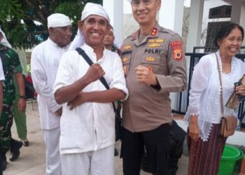 Kapolda Maluku Irjen Pol. Prof. Dr. Dadang Hartanto Hadiri Pagelaran Budaya Ma’atenu di Desa Pelauw