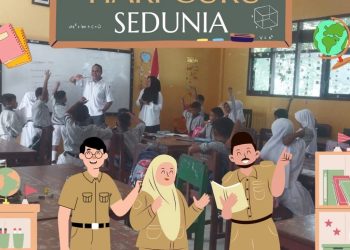 Hari Guru Sedunia 5 Oktober 2025 Poster hari guru sedunia