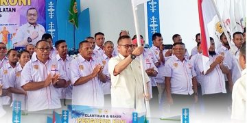 Bupati La Hamidi  Resmi Jabat Ketua KONI Buru Selatan