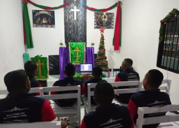 Sukacita Natal di Balik Jeruji, Warga Binaan Lapas Wahai Ikuti Ibadah Virtual Serentak se-Indonesia
