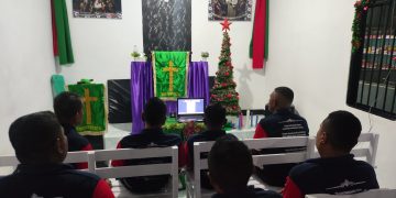 Sukacita Natal di Balik Jeruji, Warga Binaan Lapas Wahai Ikuti Ibadah Virtual Serentak se-Indonesia