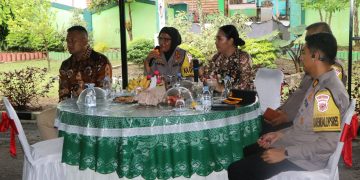 Kapolres Buru Hadiri Open House Natal Dandim 1506/Namlea di Makodim