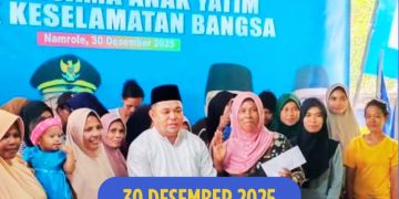 Meneguhkan Nilai Kemanusiaan di Penghujung Tahun, DPD PAN Bursel Doa Bersama Anak Yatim dan Ibu Janda