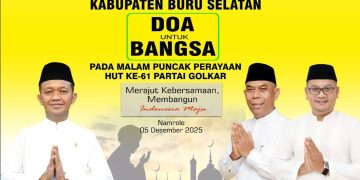DPD Golkar Bursel Gelar Doa Untuk Bangsa pada Puncak HUT ke-61
