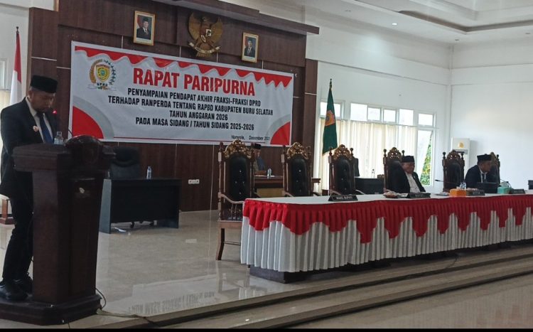 DPRD Buru Selatan Setujui RAPBD 2026