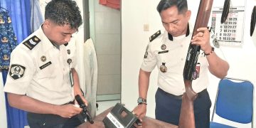 Pastikan Kesiapsiagaan Pengamanan, Lapas Wahai Inventarisasi Senjata Api