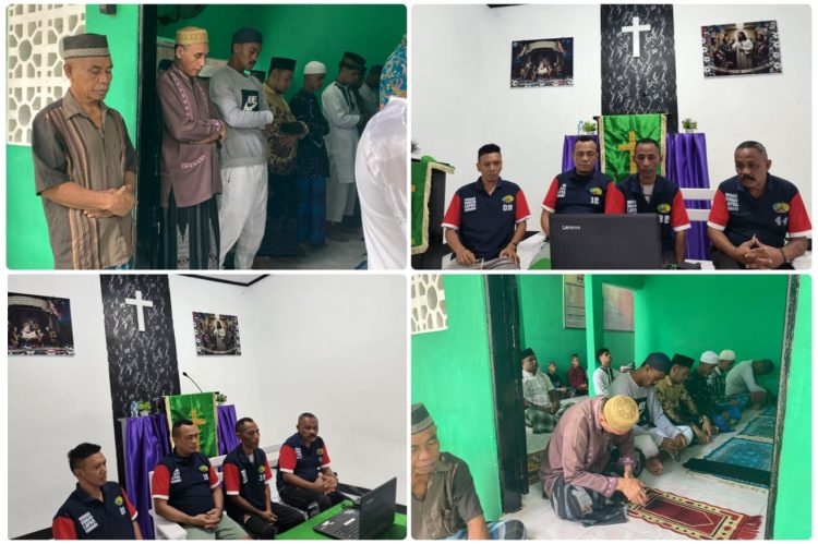 Kekhusyukan Ibadah Virtual Kristen dan Sholat Jumat Peringatan Isra Mi’raj, Wujud Pembinaan Holistik di Lapas Wahai