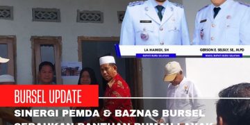 Pemkab Buru Selatan dan BAZNAS Serahkan Tiga Unit Rumah Layak Huni bagi Warga Kurang Mampu