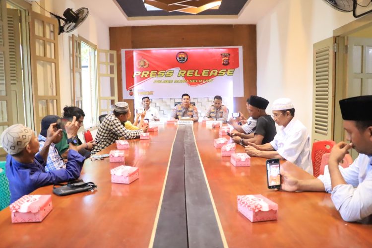 Silaturahmi Ramadhan, Polres Buru Selatan Perkuat Sinergi dengan Insan Pers