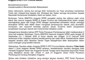 Membangkang, DPP PPP Beri SP 1 dan 2 kepada Rovik Afifudin