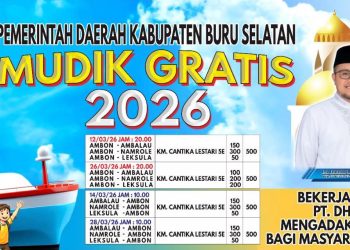 Kolaborasi Pemkab Buru Selatan, PT Dharma Indah, dan Pemprov Maluku Sediakan Tiket Mudik Gratis Lebaran 2026