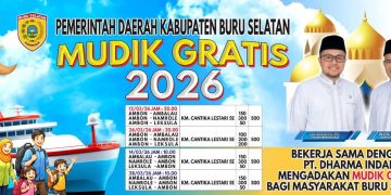 Kolaborasi Pemkab Buru Selatan, PT Dharma Indah, dan Pemprov Maluku Sediakan Tiket Mudik Gratis Lebaran 2026