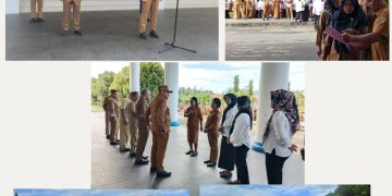 Pasca Libur Lebaran, Bupati Buru Selatan Pimpin Apel Gabungan Sekaligus Sidak Disiplin ASN