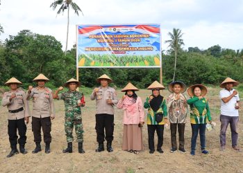 Polres Buru Selatan Laksanakan Penanaman Jagung Serentak Kuartal I Tahun 2026 dalam Rangka Mendukung Swasembada Jagung